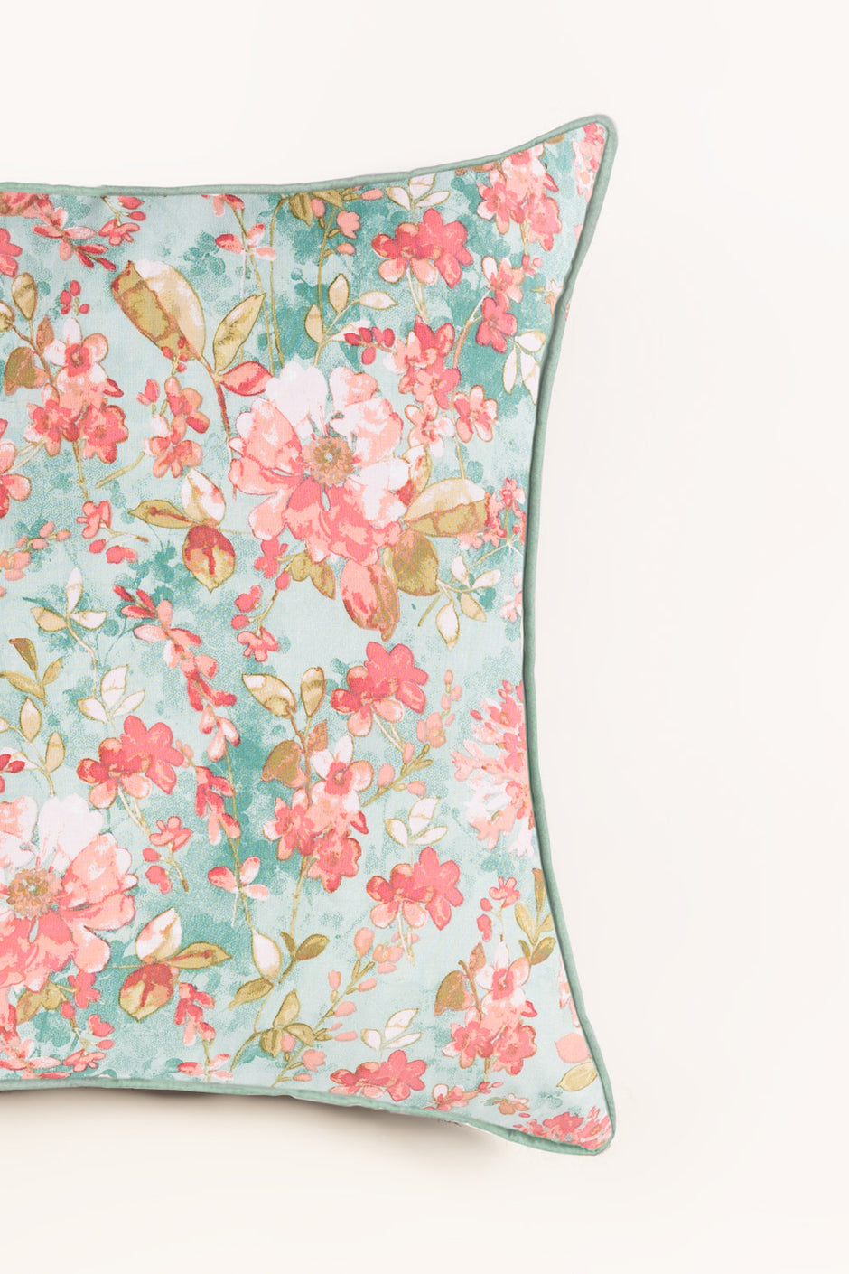 Flora Haze Square Cushion Cover