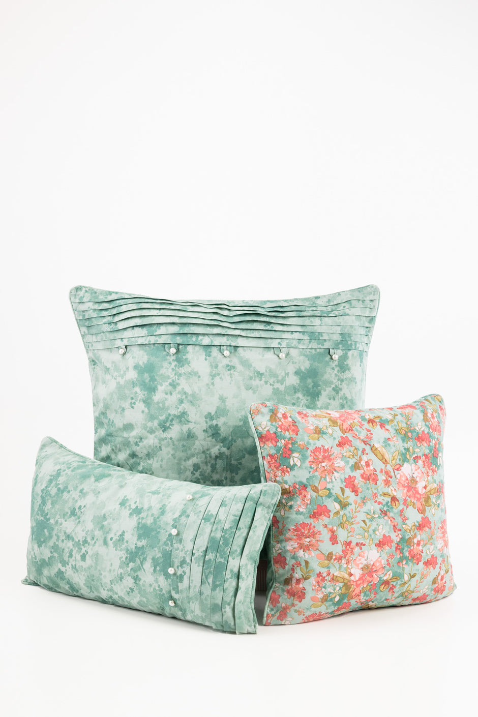 Flora Haze Square Cushion Cover