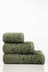 Foliage Jacquard Dyed Towel