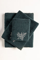 Forest 3pcs Embroidered Towel Set