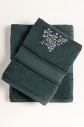Forest Embroidered Towel