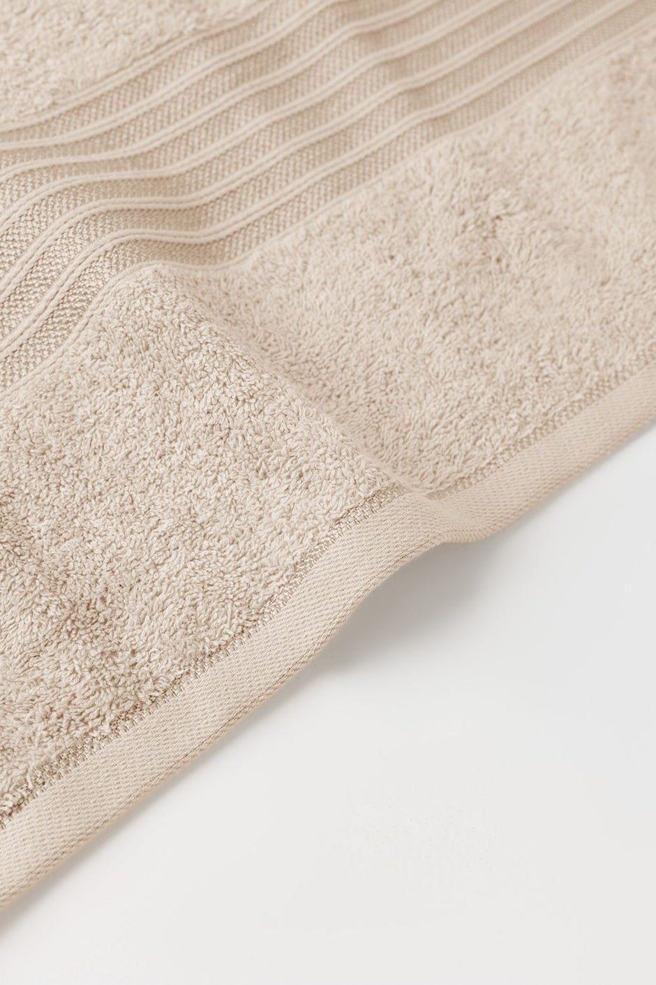 Frost Beige 6Pcs Combed Towel Set