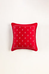 Garnet Embroidered Cushion Cover