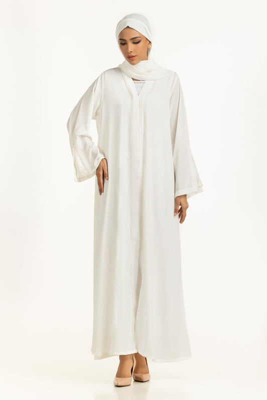 Georgette Embellished Abaya With Scarf IPAB-22161