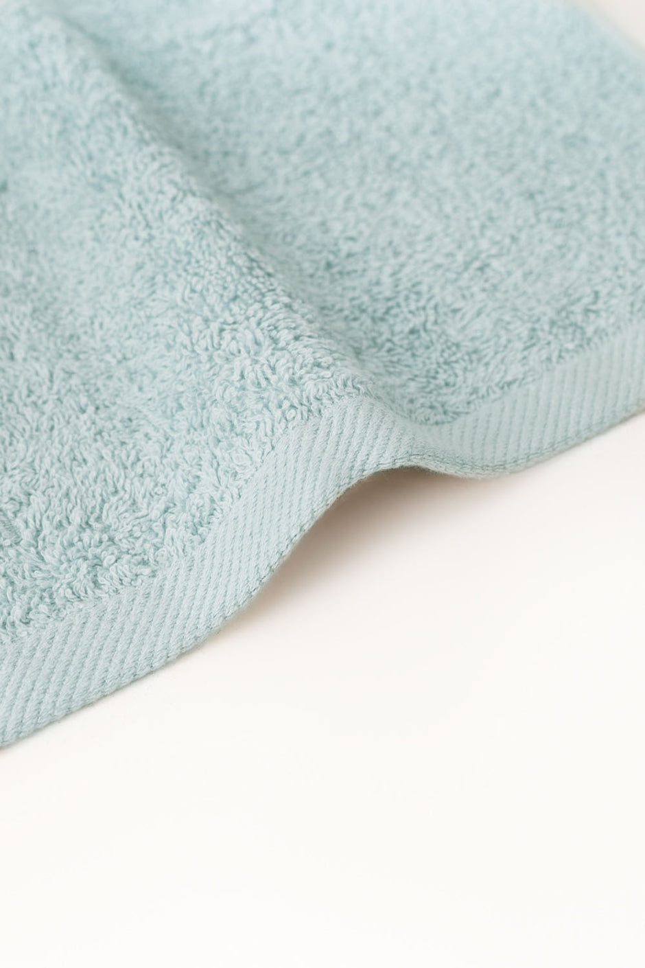 Glass Blue 4 Pcs Combed Face Towel Set
