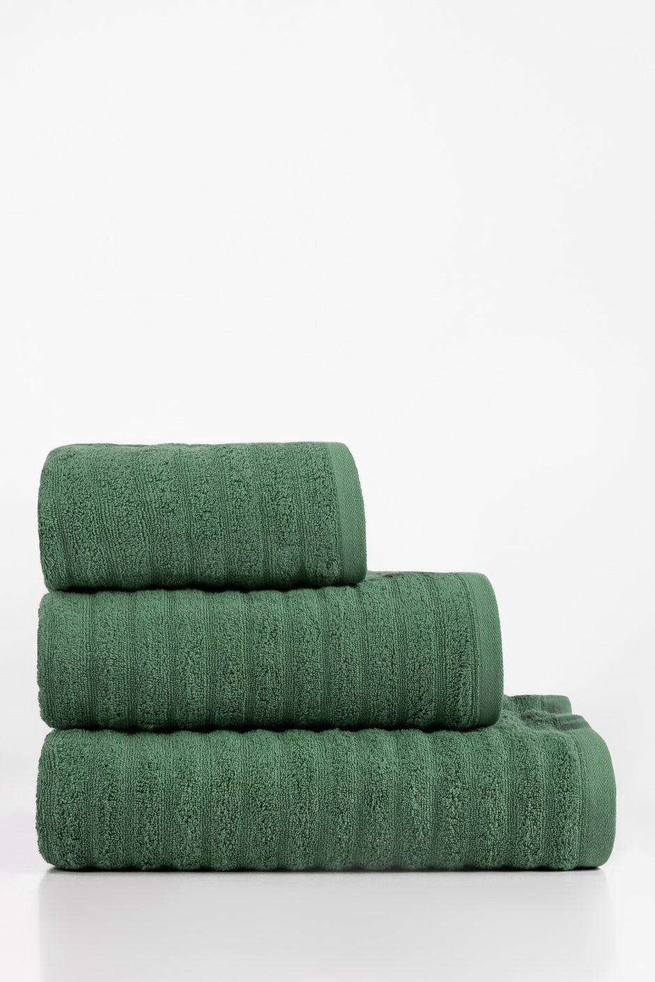 Hedge Green Combed Plain Towel