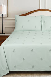 Ice Flow T-150 Embroidered Bed Sheet Set