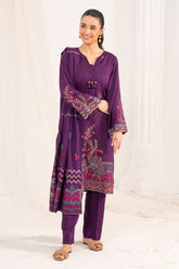 3 Piece Jacquard Suit with Dupatta MJ-52059