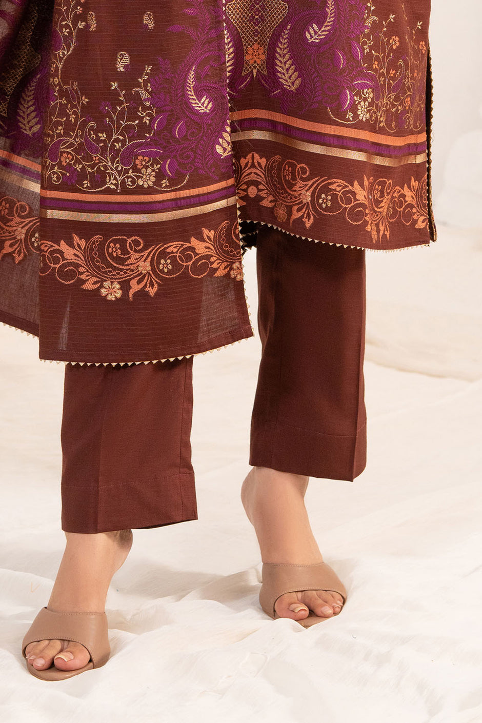 3 Piece Jacquard Suit with Dupatta
