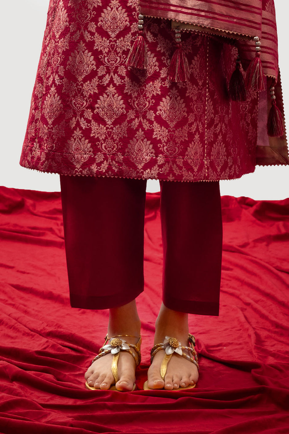 3 Piece Jacquard Suit with Dupatta