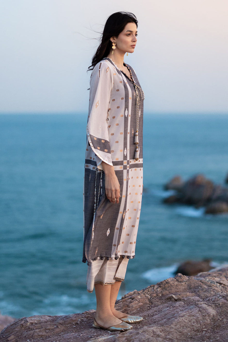 2 Piece Jacquard Suit
