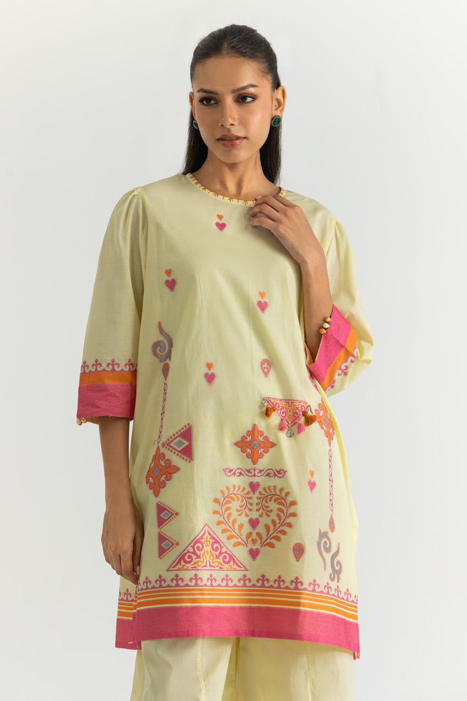 Jacquard Dyed Co-Ord Set
