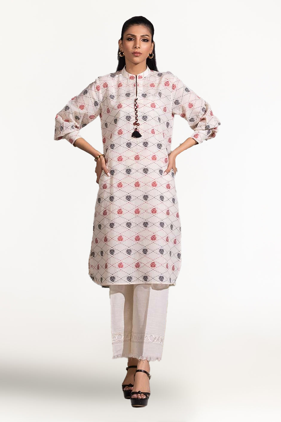 Jacquard Embellished Shirt