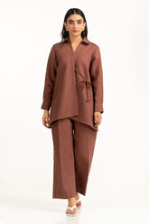 Jute Dyed Co-Ord Set IPST-55108