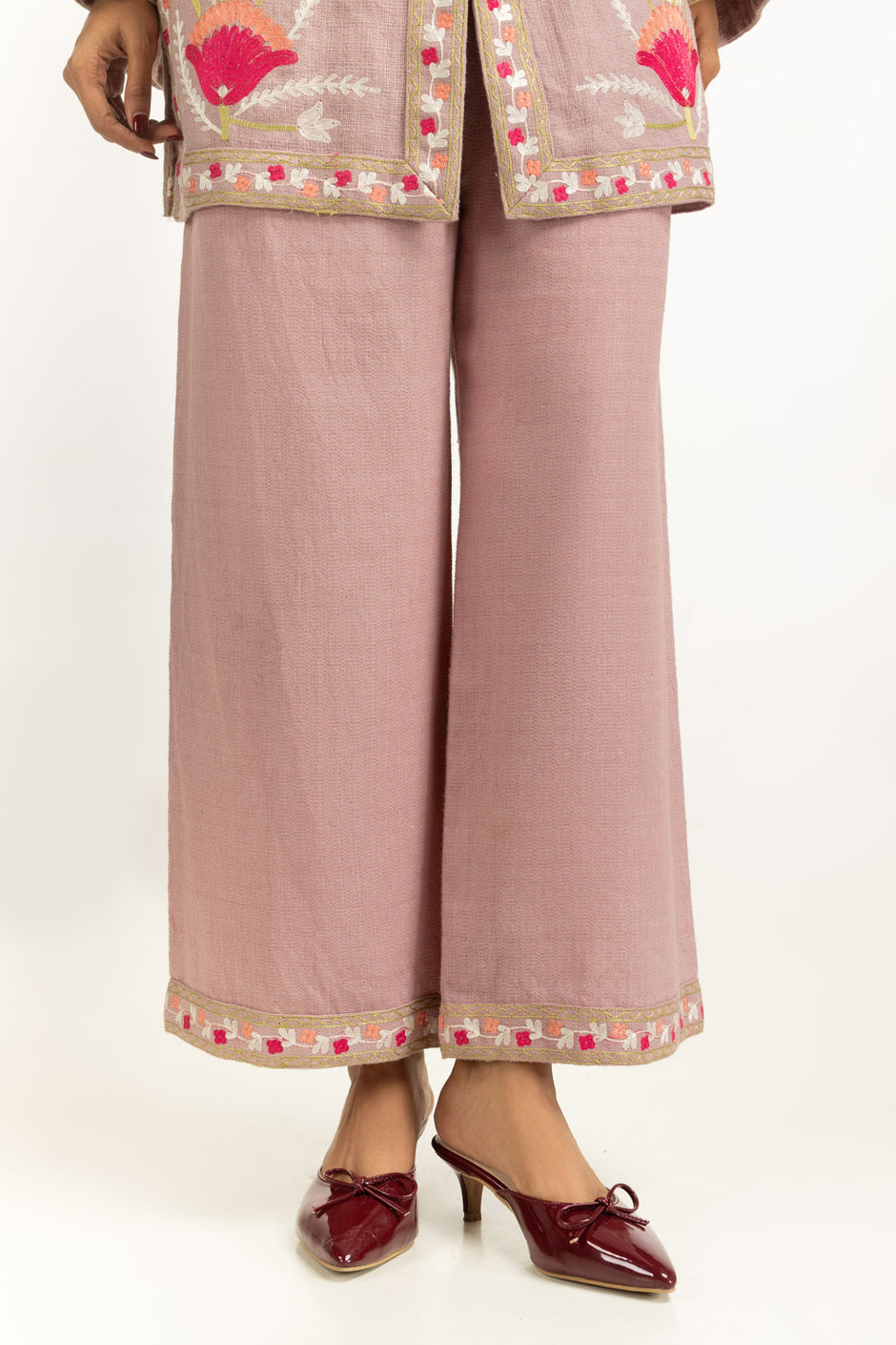 Jute Embroidered Co-Ord Set