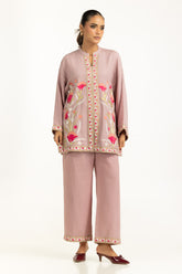 Jute Embroidered Co-Ord Set IPST-55106