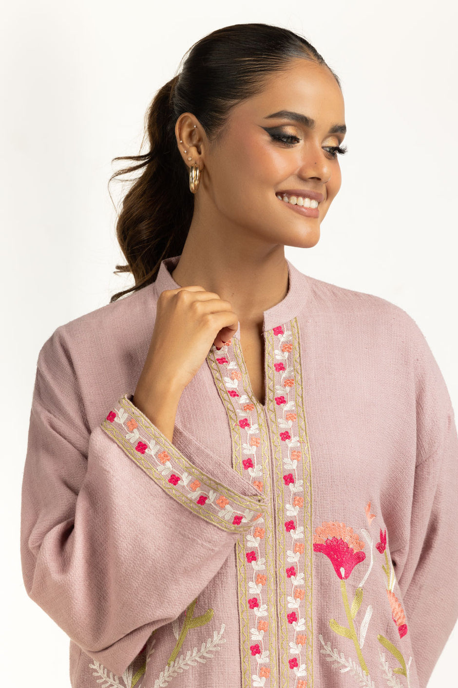 Jute Embroidered Co-Ord Set