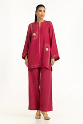 Jute Embroidered Co-Ord Set IPST-55181