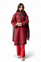 3 Piece Printed Khaddar Suit SD-52238