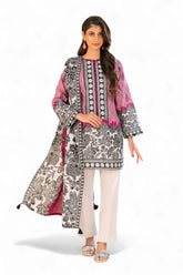 3 Piece Printed Khaddar Suit with Dupatta SD-62023