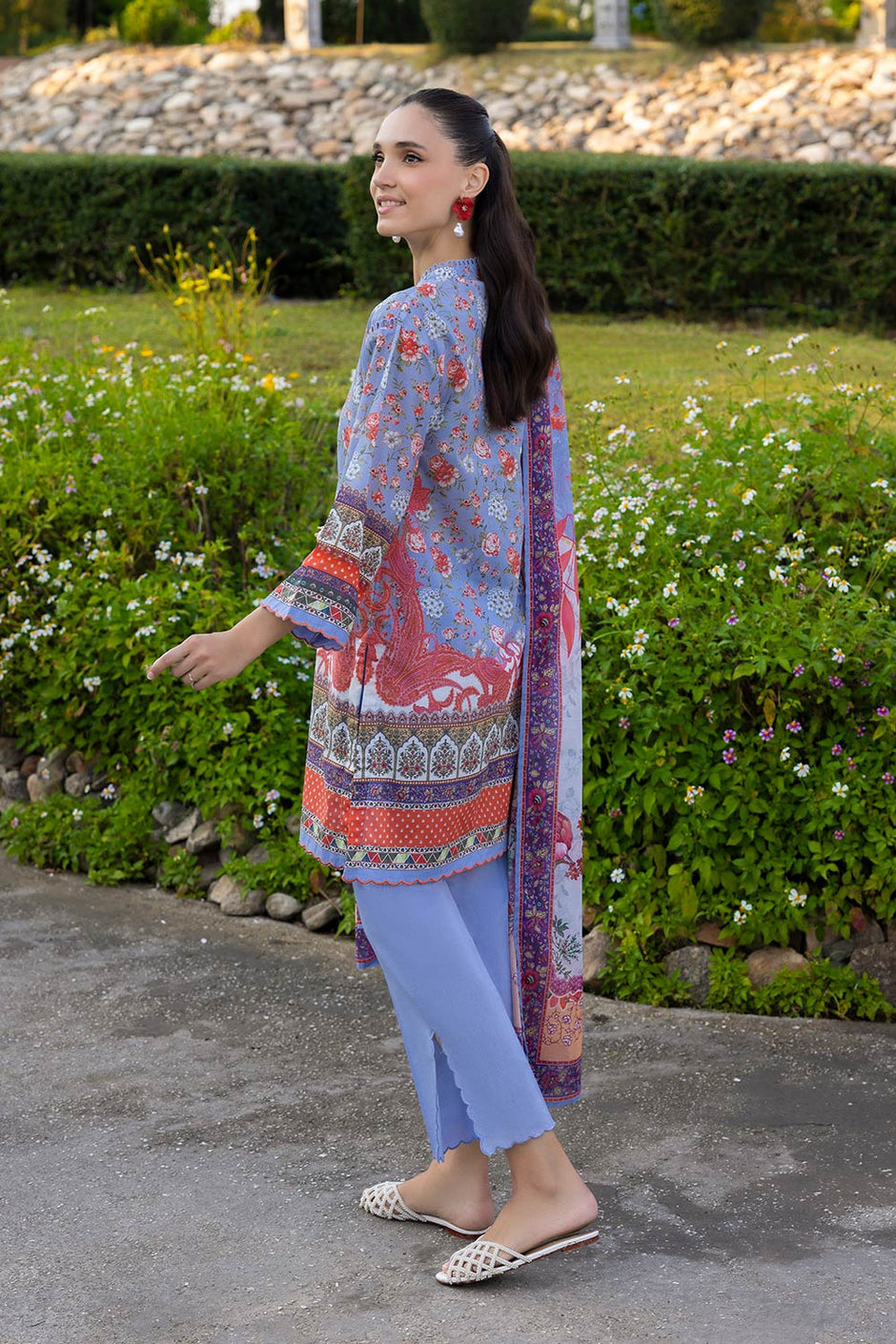 3 PIece Printed Lawn Suit