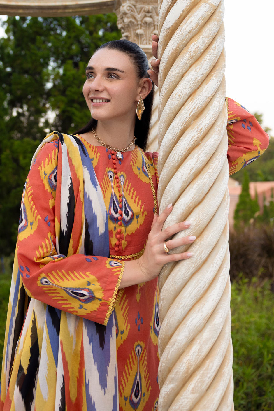 3 PIece Printed Lawn Suit