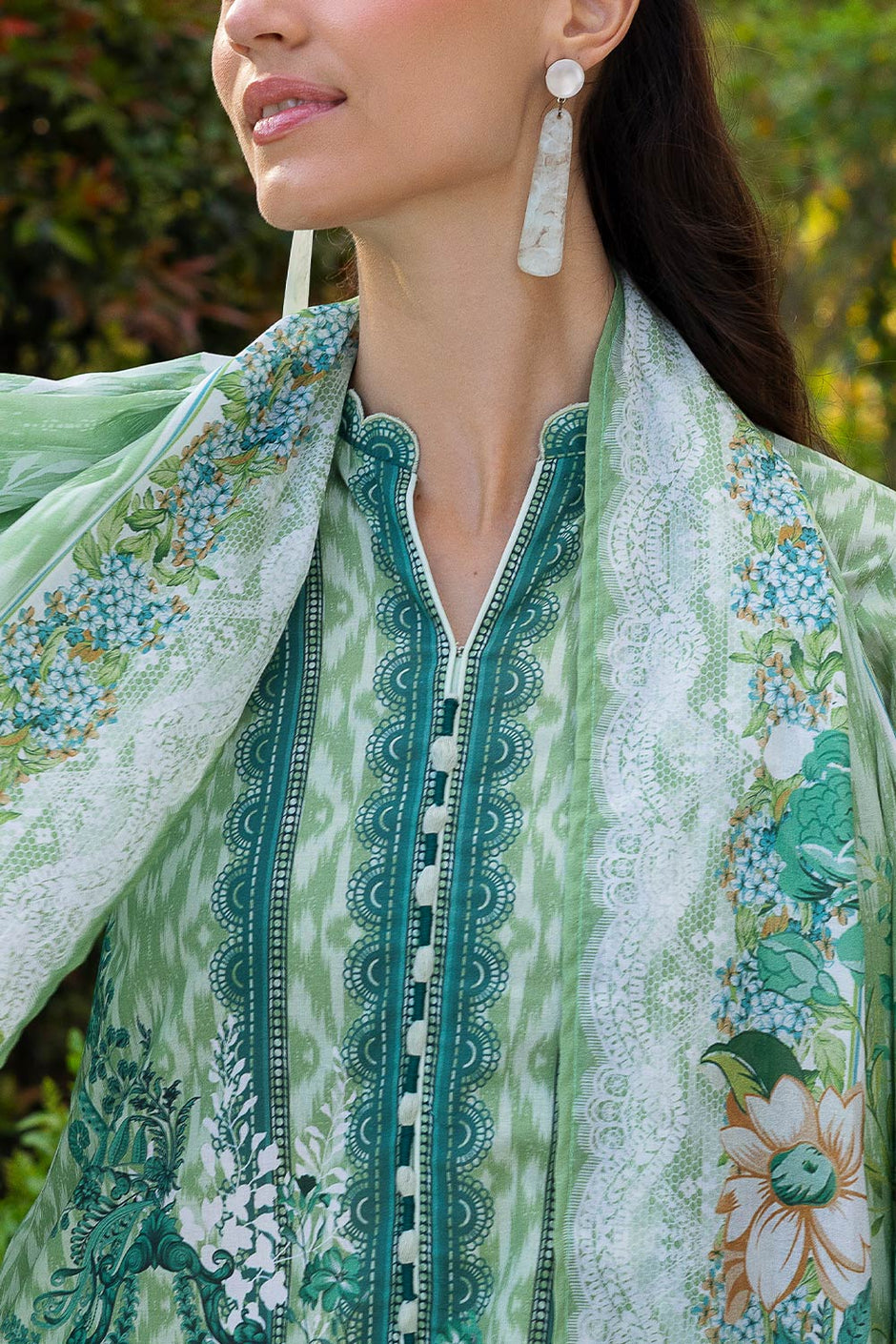 3 PIece Printed Lawn Suit