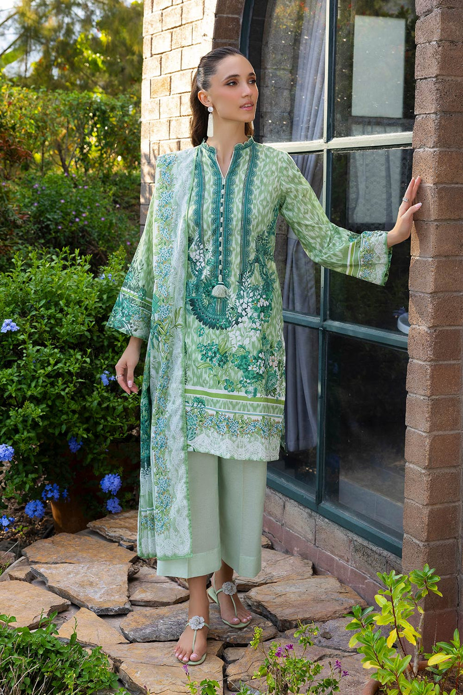 3 PIece Printed Lawn Suit