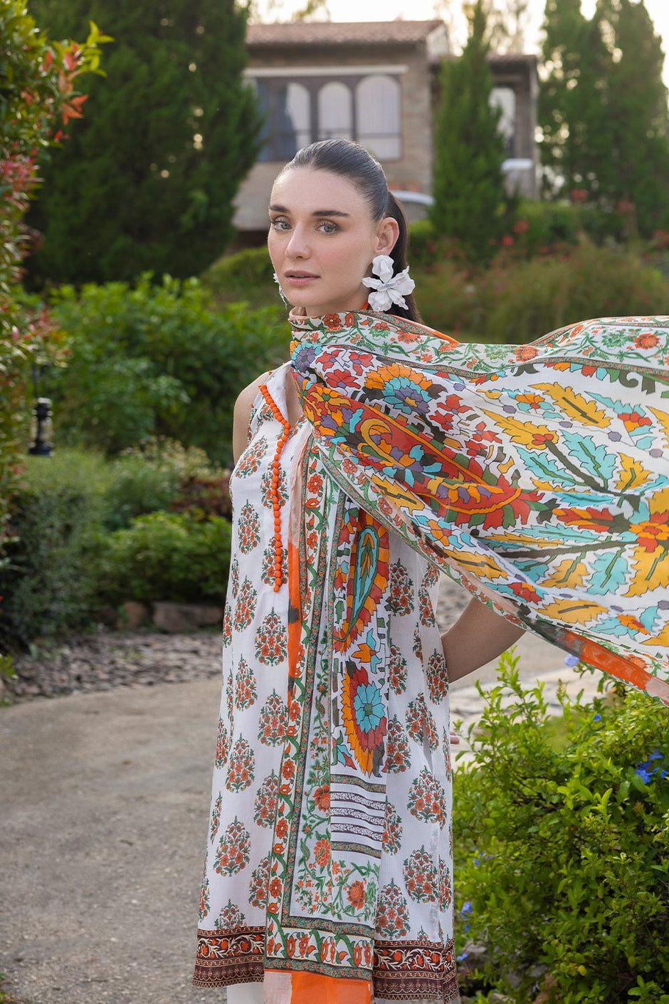 3 PIece Printed Lawn Suit