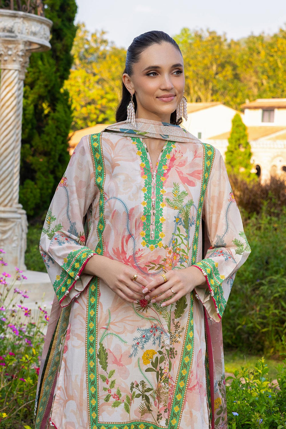 3 PIece Printed Lawn Suit