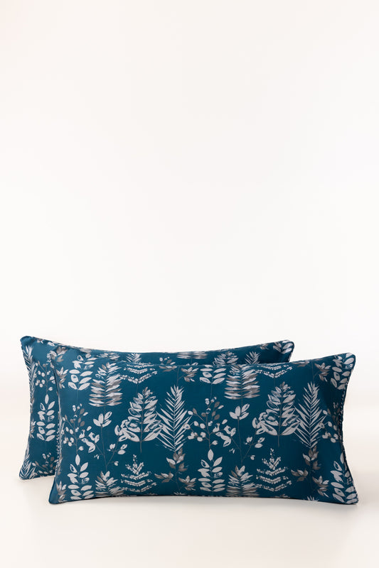 Leaf Imprint T-200 Pillow Cover Set