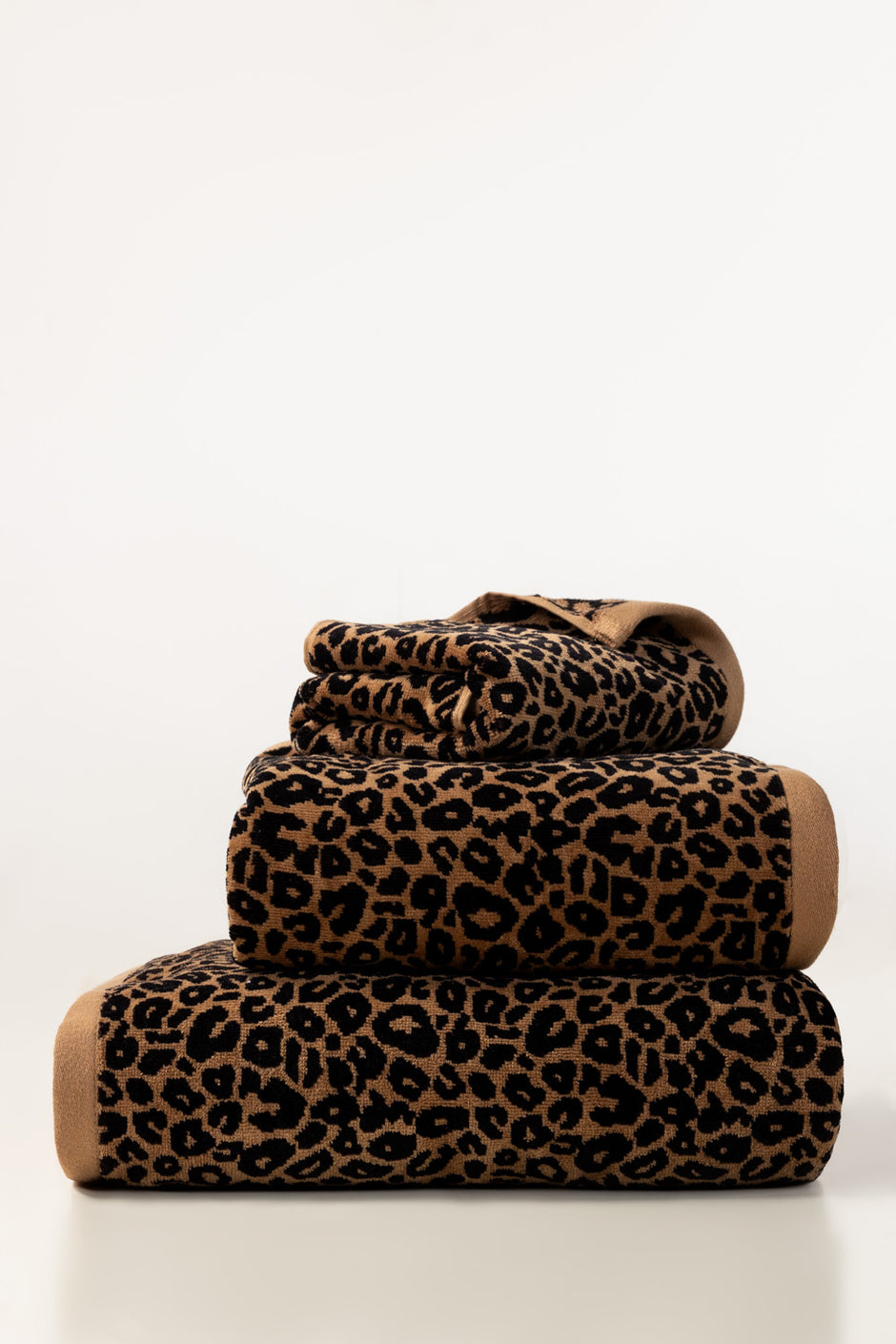 Leopard Jacquard Yarn Dyed Towel