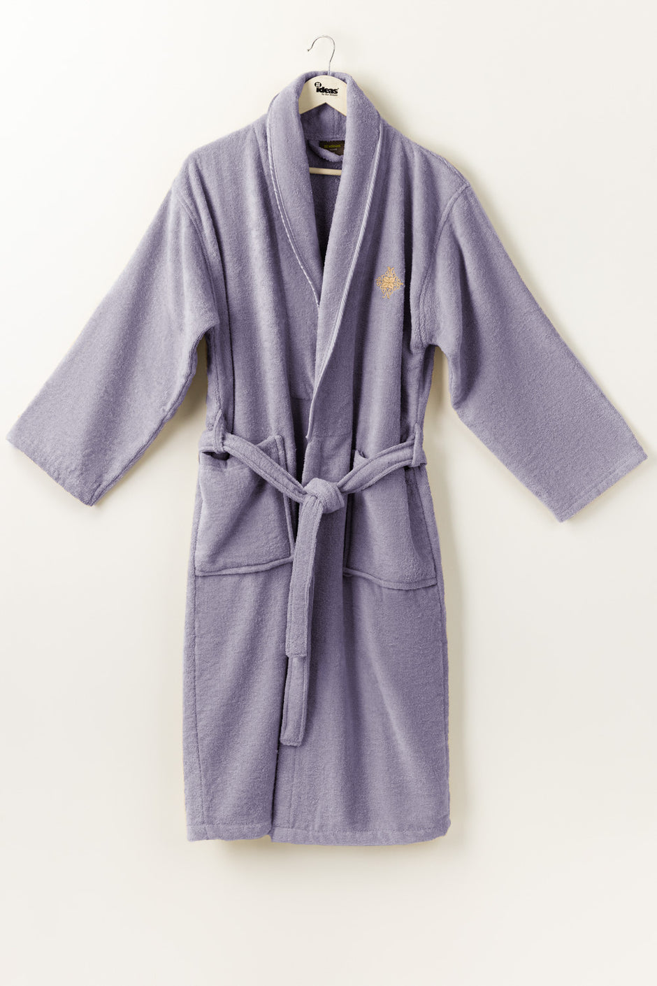 Lilac Ice Velour Bathrobe