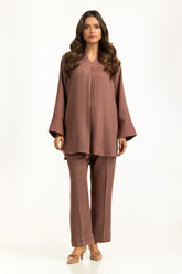 Linen Dyed Co-Ord Set IPST-55142