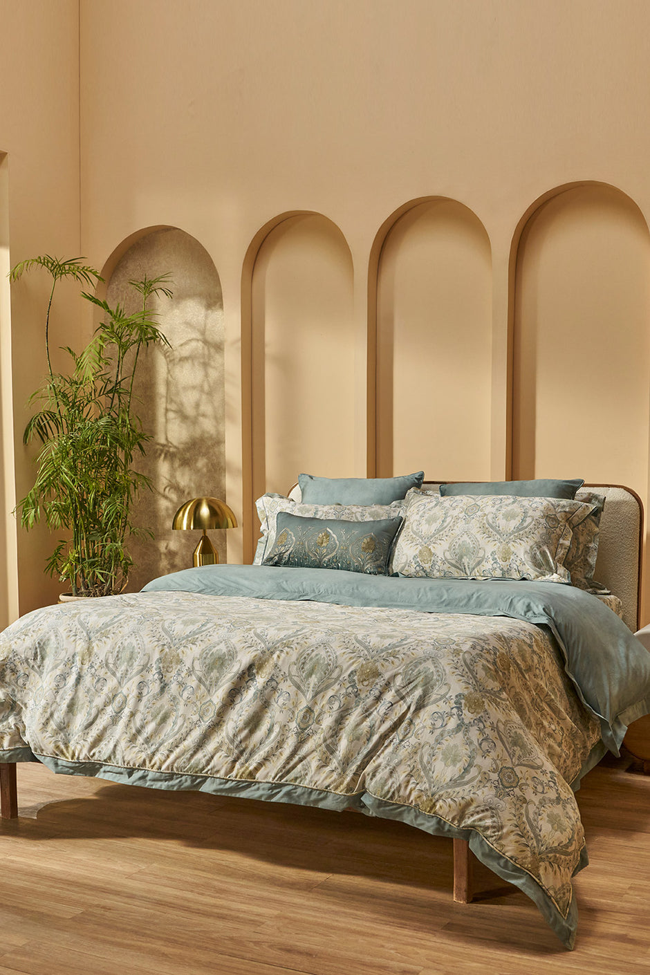 Lumiere Damask Quilt Cover Set