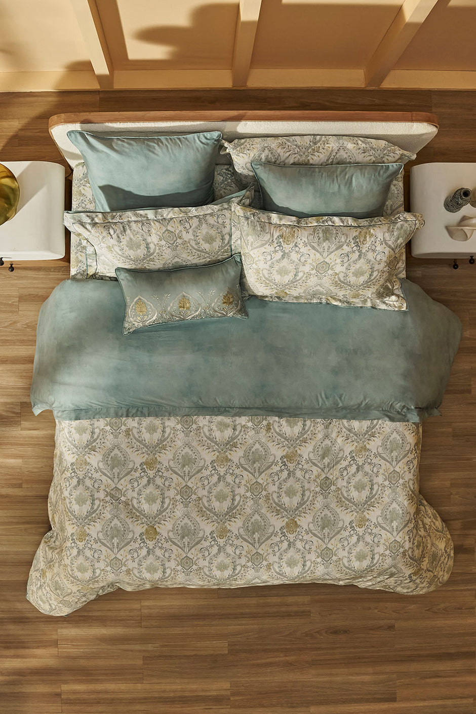 Lumiere Damask Quilt Cover Set