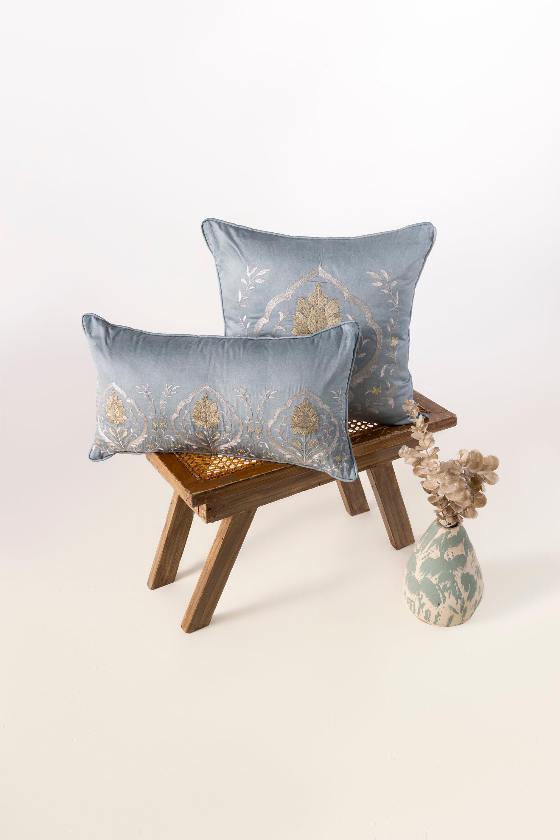 Lumiere Damask Square Cushion Cover