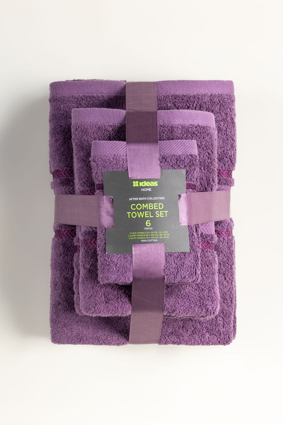 Majesty Combed Towel 6pcs Set
