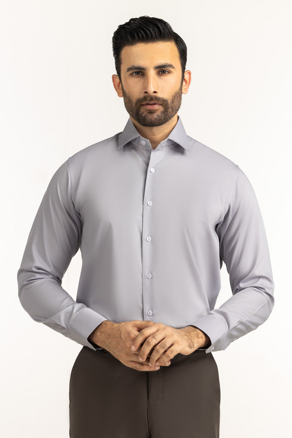 modern dress shirts Modern Fit Dress Shirts FS-LAF25-331