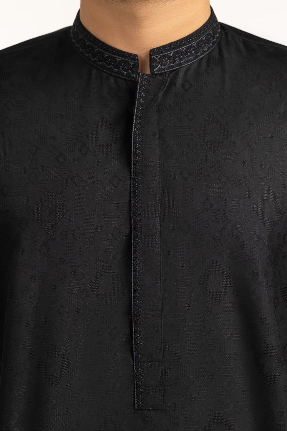 Regular Fit Embroidered Kurta KR-EMB25-028