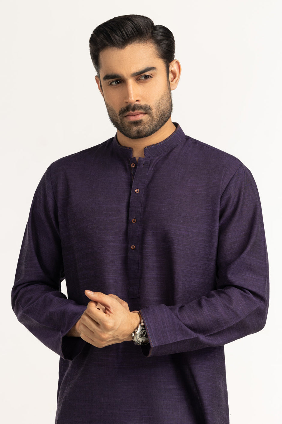 Regular Fit Styling Kurta KR-EMB25-027