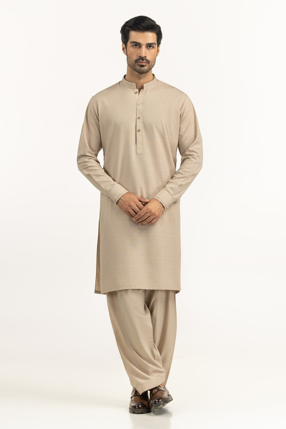 Regular Fit Embroidered Suits