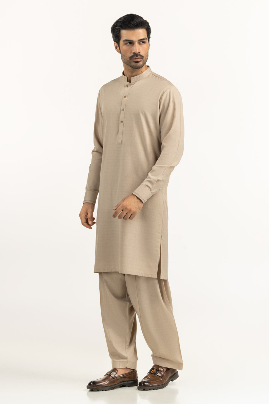 Regular Fit Embroidered Suits