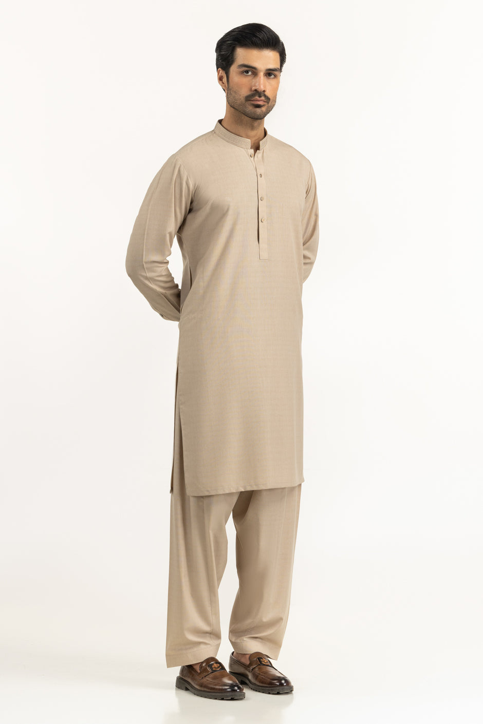 Regular Fit Embroidered Suits