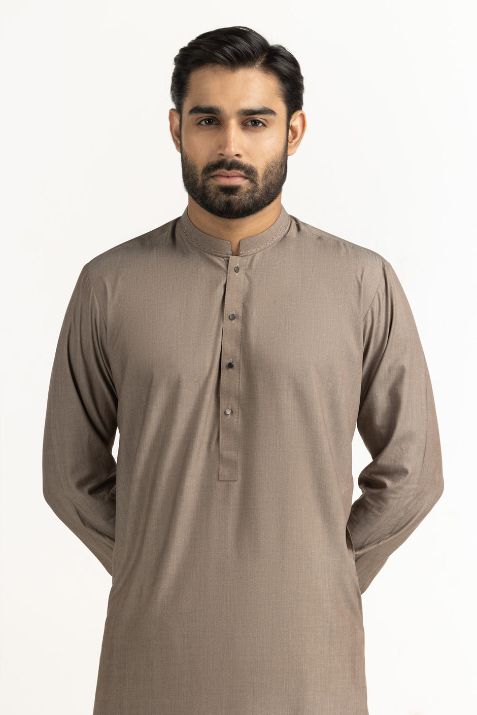 Regular Fit Embroidered Suits