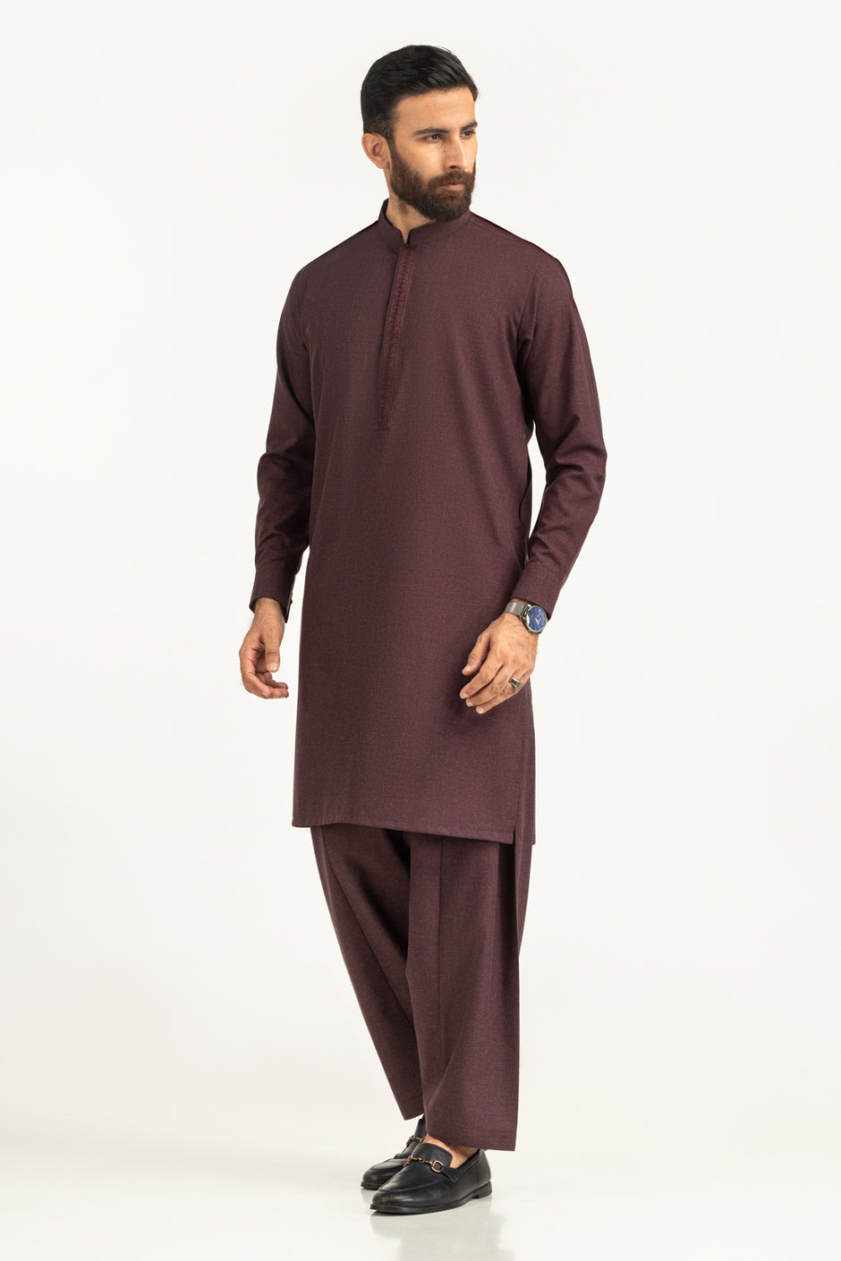 Regular Fit Embroidered Suits