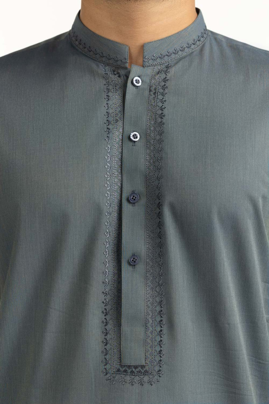 Regular Fit Embroidered Suits