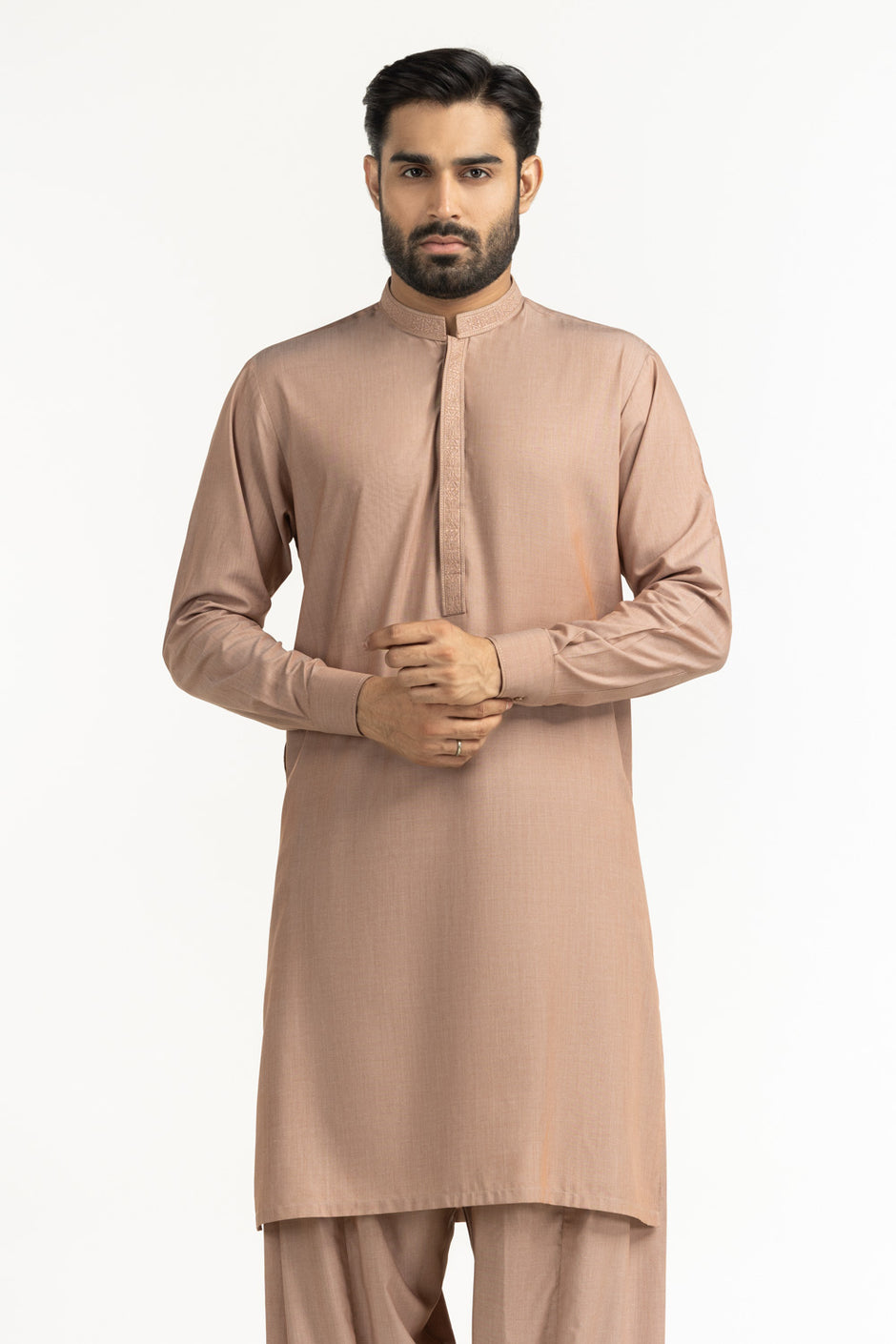 Regular Fit Embroidered Suits
