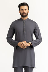 Short Length Kameez with Slim Straight Trouser Suit SK-BSCSL25-006