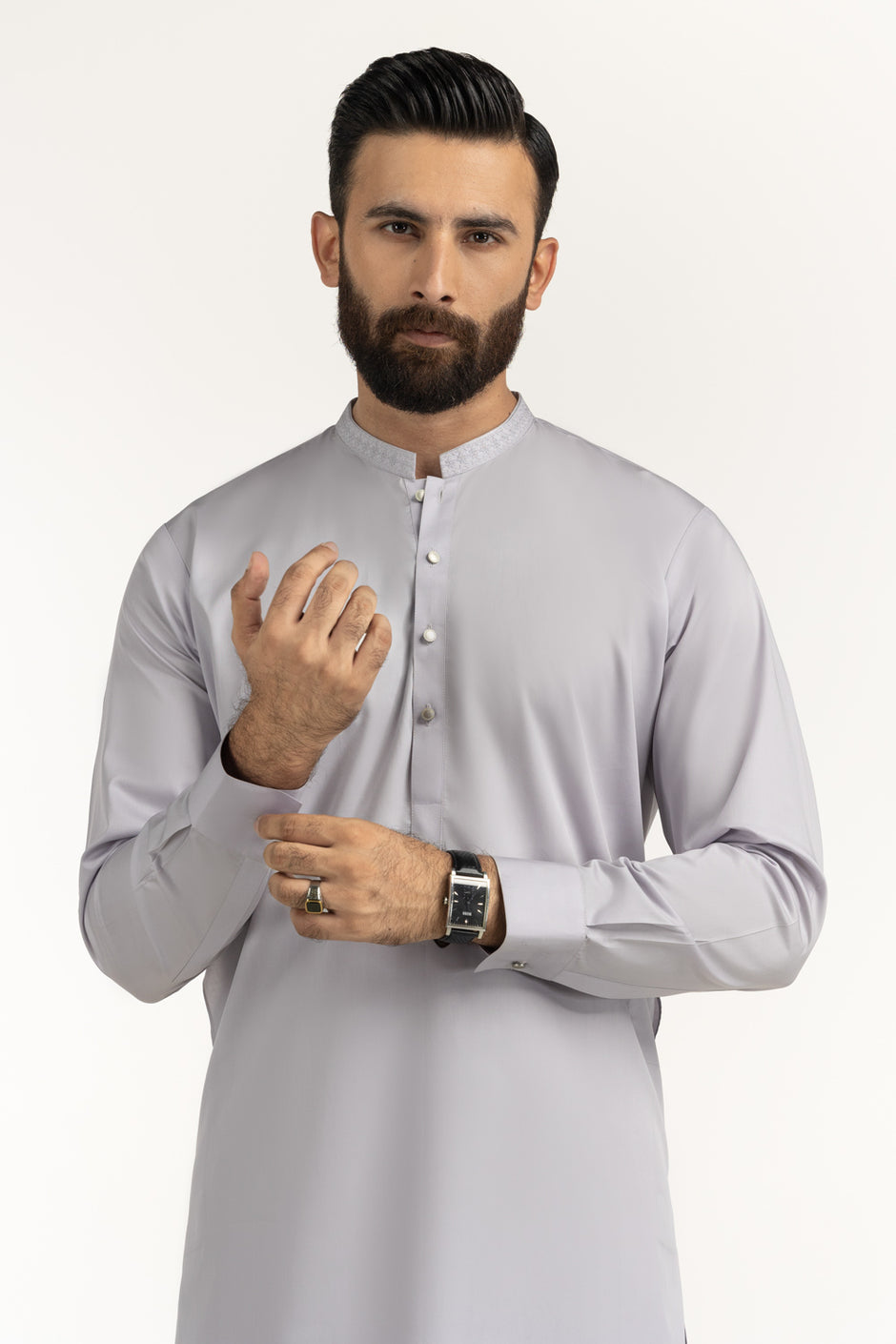 Regular Fit Embroidered Suits